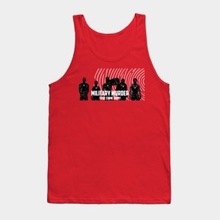 Military Murder Photo Lineup Tank Top